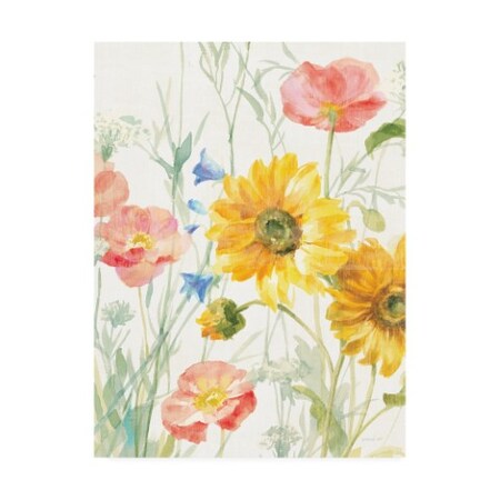 Danhui Nai 'Floursack Florals I No Words Crop' Canvas Art,24x32